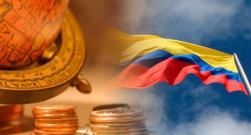 economía colombiana en descenso
