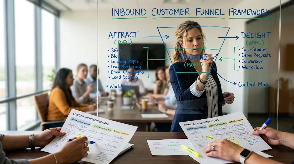 Estrategias de adquisición de clientes mediante contenidos e inbound marketing.